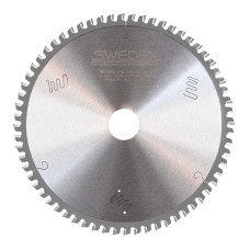 250mm x 60Teeth - Triple chip negative for aluminium & plastics