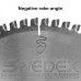 300mm x 96Teeth - Triple chip negative for aluminium & plastics