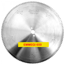 650mm x 108Teeth - Triple chip positive for aluminium & plastics - FOR EMMEGI SCA650